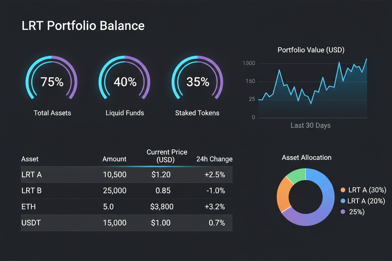 LRT portfolio balance dashboard